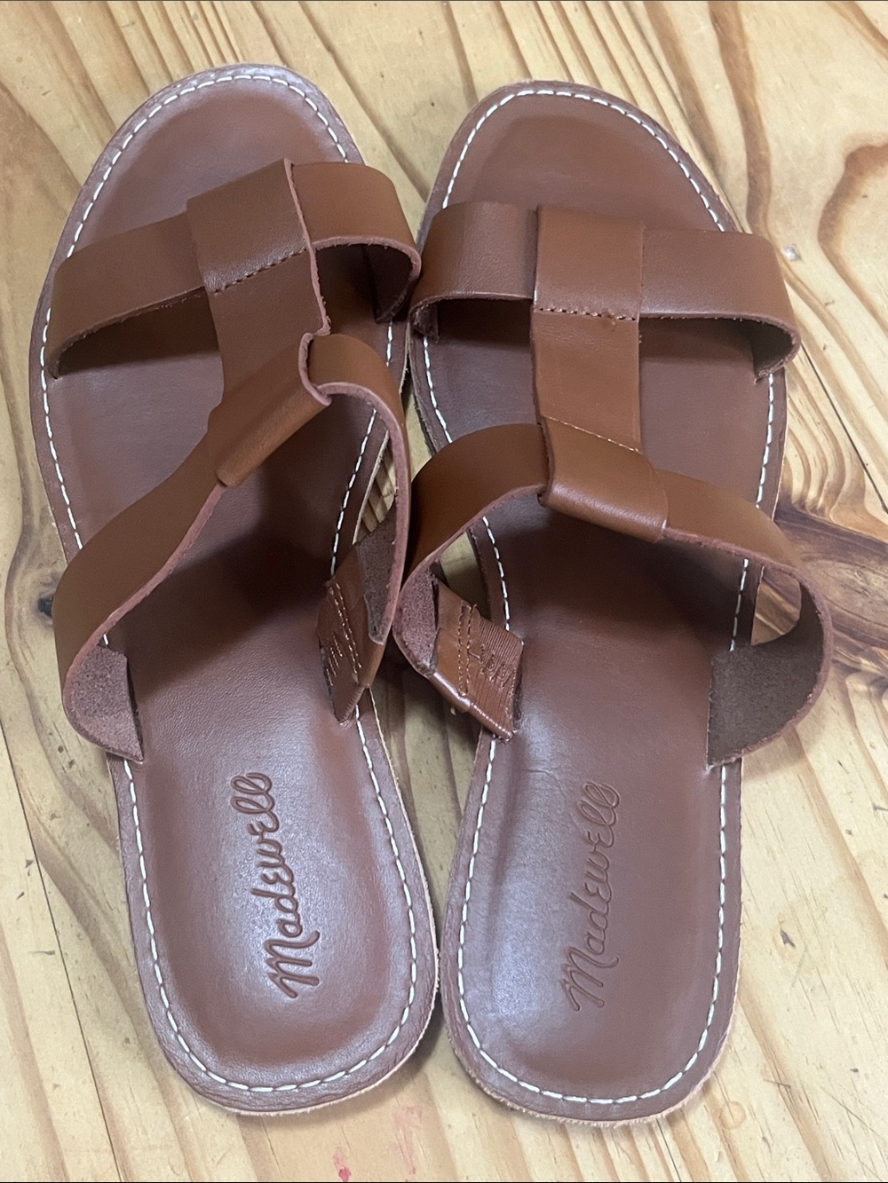 Madewell the Boardwalks T-Strap Slide Sandals - Picture 5 of 9